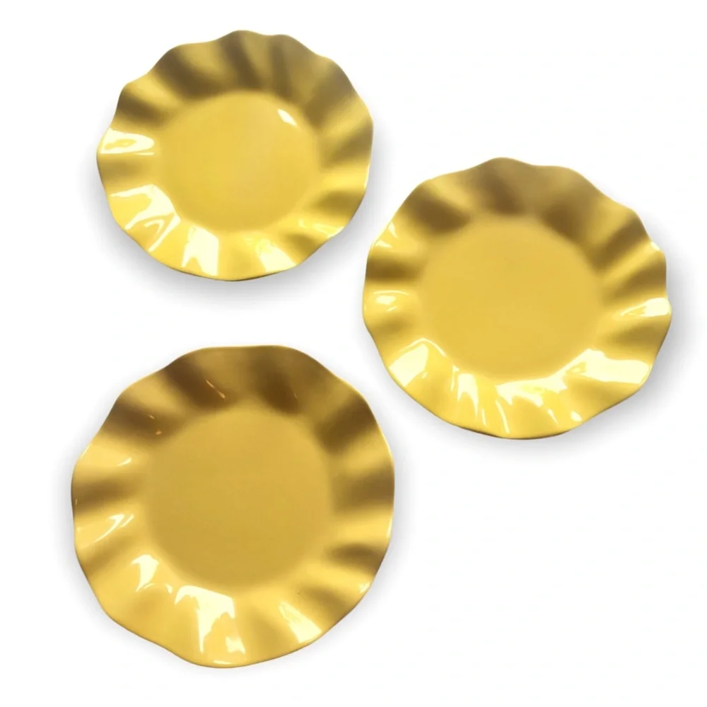 Two 2 Crate & Barrel Dinner Plates